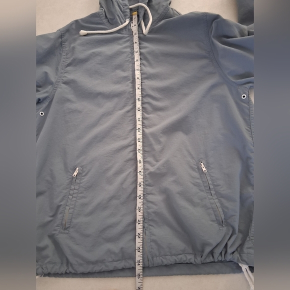 Brandy Melville- J. Galt Shanghai/ Gray Hooded Zip-Up Jacket/ US S - Picture 11 of 13
